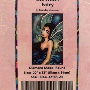 🌟Diamond Art Club Diamond Painting The Water Fairy by Mandie Manzano